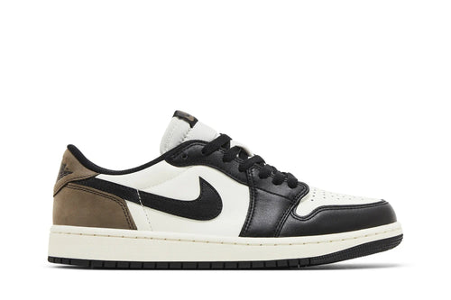 Air Jordan 1 Retro Low OG 'Mocha' - White Leather with Brown Nubuck