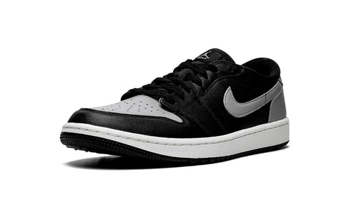 Air Jordan 1 Low Golf Shadow - Black & Grey Leather Golf Shoe