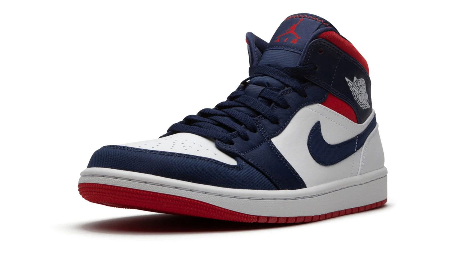 Air Jordan 1 Mid SE Olympic USA - Red, White & Blue Patriotic Sneaker