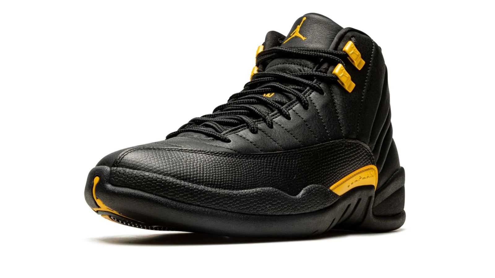 Air Jordan 12 Retro Black Taxi - Classic Signature Sneaker with Zoom Air