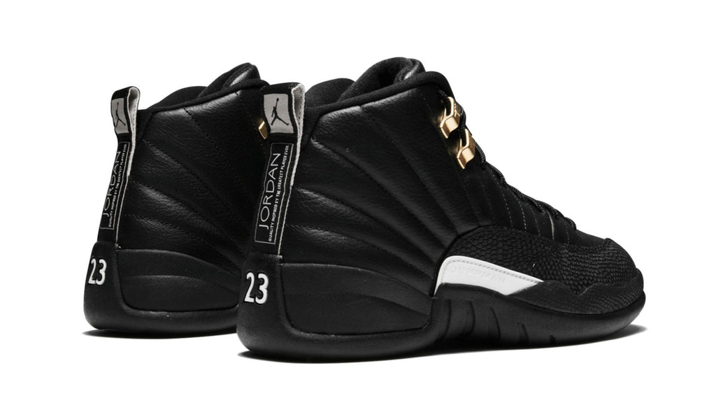 Air Jordan 12 Retro "The Master" - Black Leather with Gold Accents