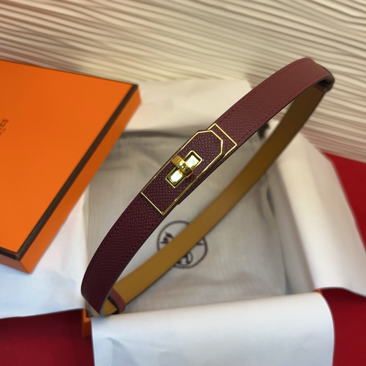 HM Kelly 18 Belt Epsom Calfskin 212465
